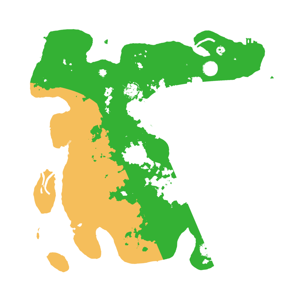 Biome Rust Map: Procedural Map, Size: 3500, Seed: 70023539