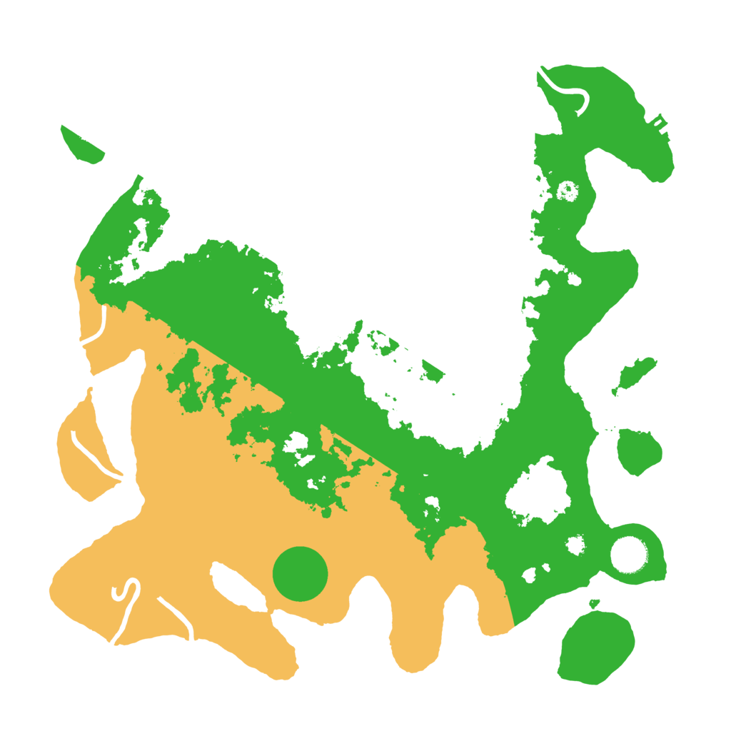 Biome Rust Map: Procedural Map, Size: 3500, Seed: 2031050013