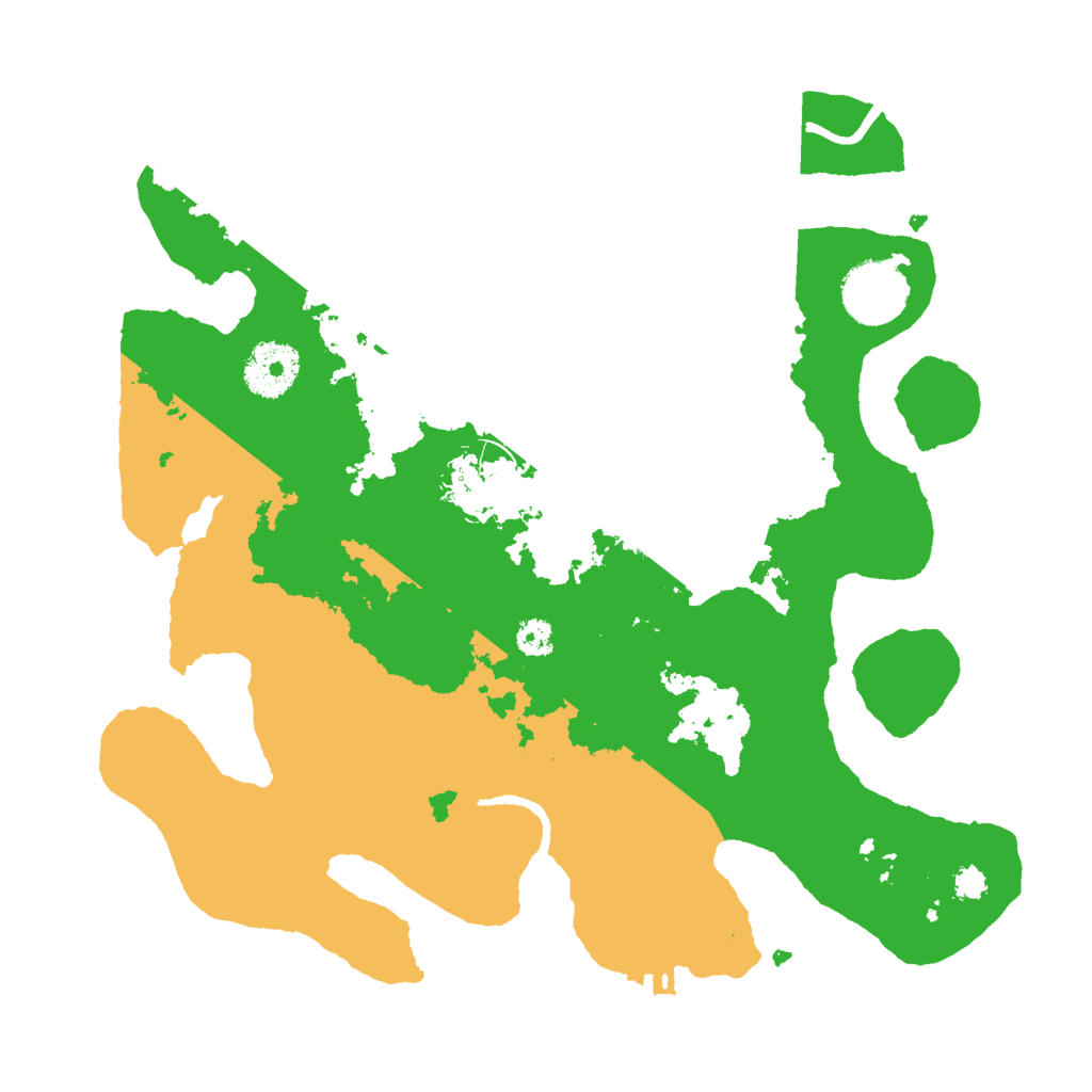 Biome Rust Map: Procedural Map, Size: 3000, Seed: 1668491560