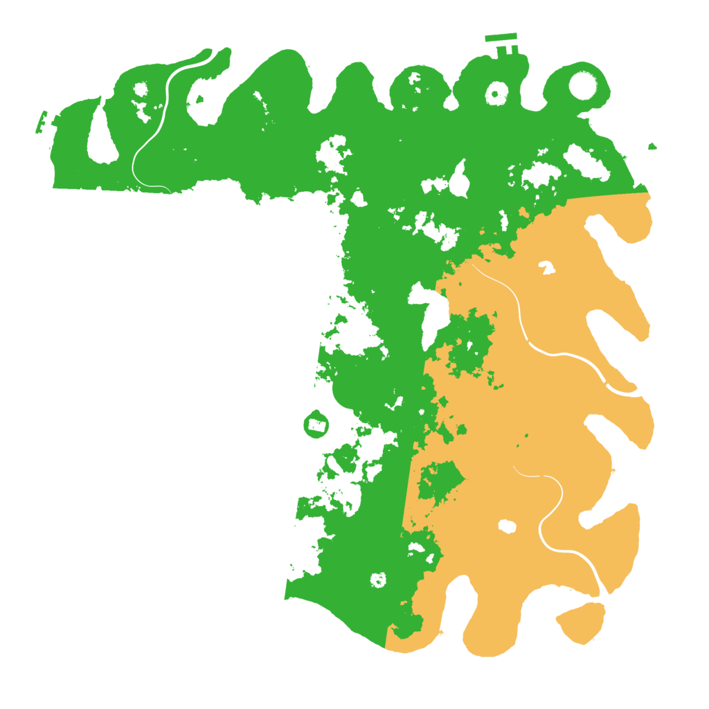 Biome Rust Map: Procedural Map, Size: 4500, Seed: 1876265395