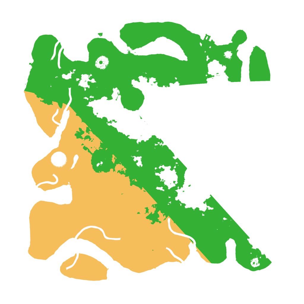 Biome Rust Map: Procedural Map, Size: 3500, Seed: 689397690