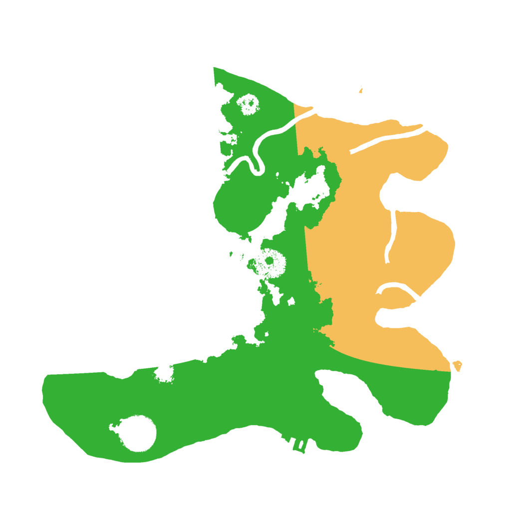 Biome Rust Map: Procedural Map, Size: 2500, Seed: 1441133105