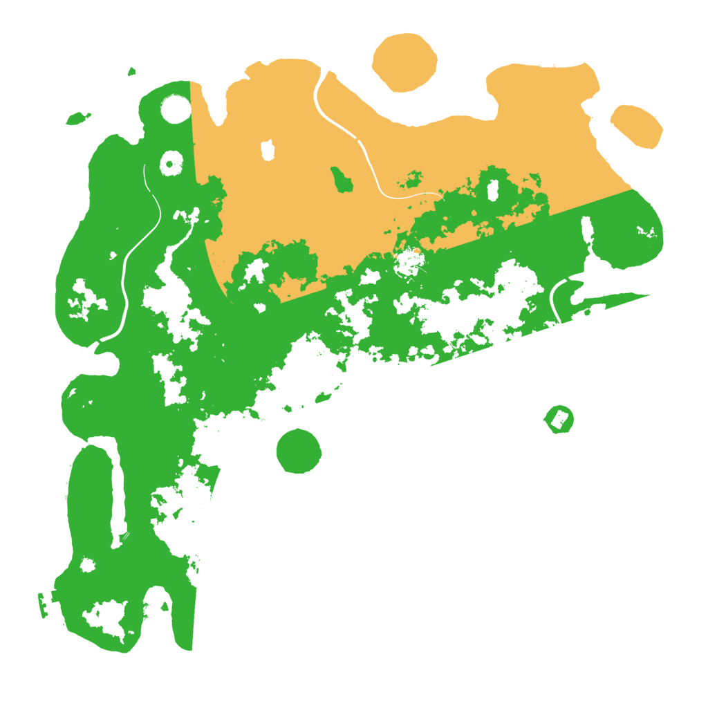 Biome Rust Map: Procedural Map, Size: 4300, Seed: 5084