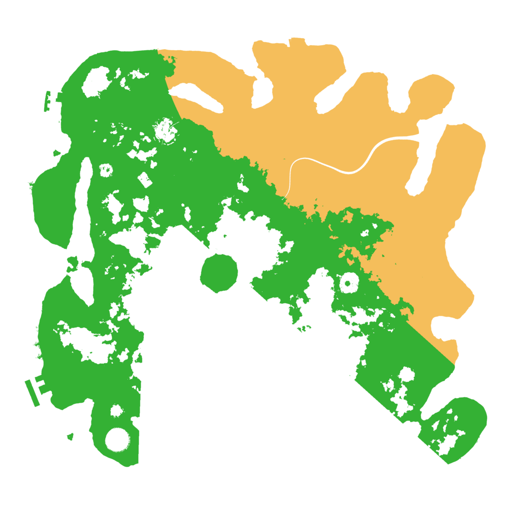 Biome Rust Map: Procedural Map, Size: 3800, Seed: 1209336745