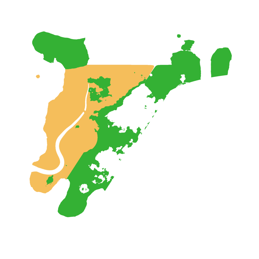 Biome Rust Map: Procedural Map, Size: 2800, Seed: 43658