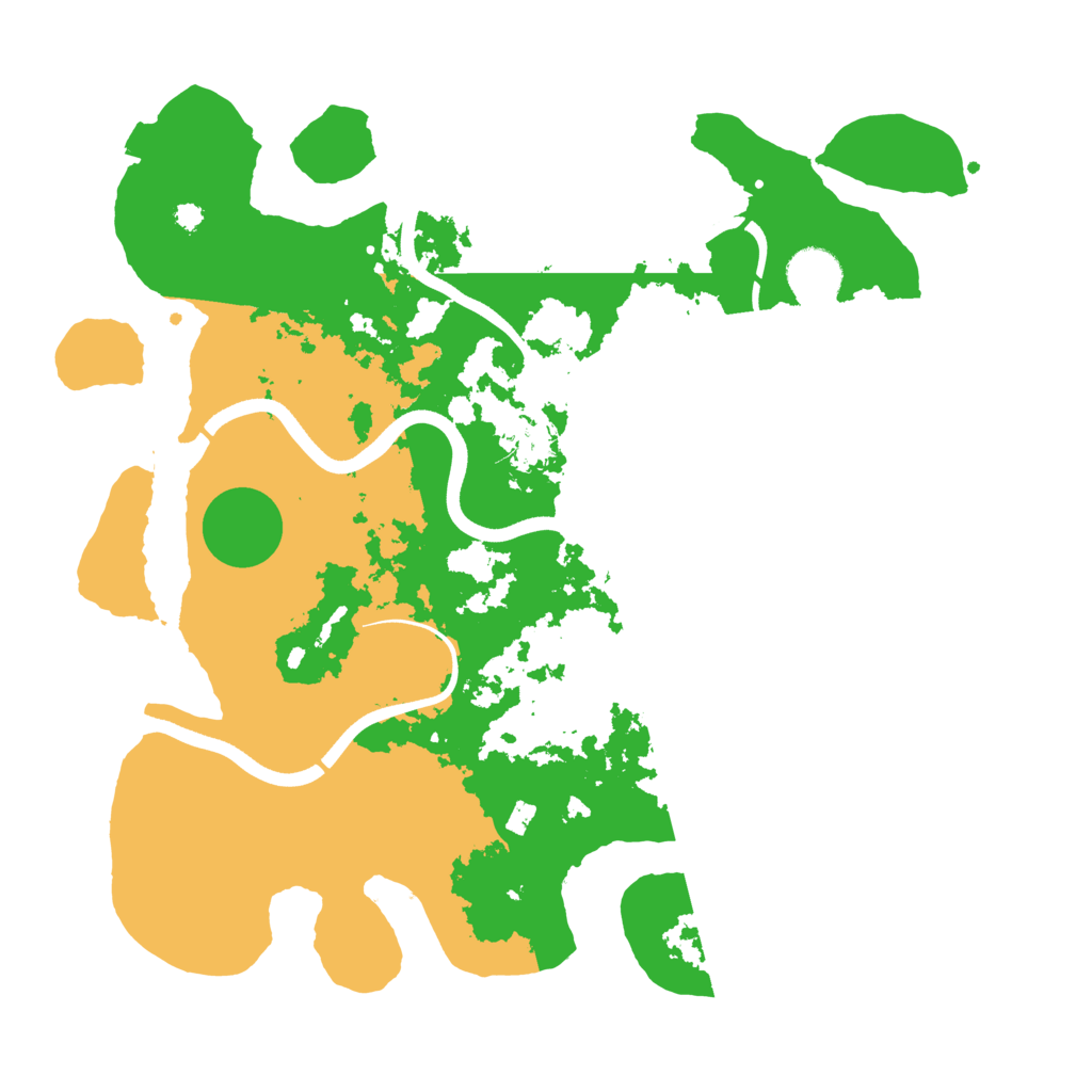 Biome Rust Map: Procedural Map, Size: 3600, Seed: 1970618257