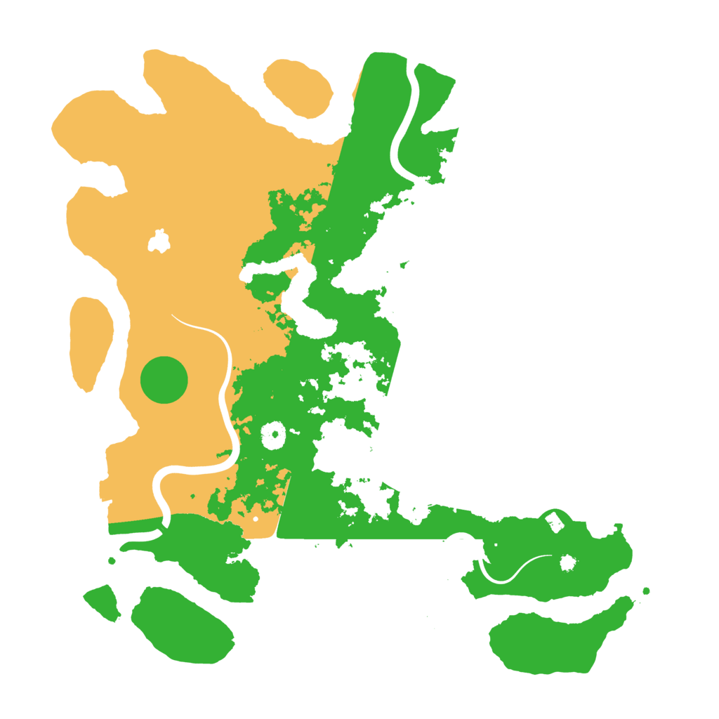 Biome Rust Map: Procedural Map, Size: 4000, Seed: 76667