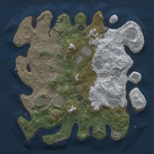 Thumbnail Rust Map: Procedural Map, Size: 3850, Seed: 857027761, 20 Monuments