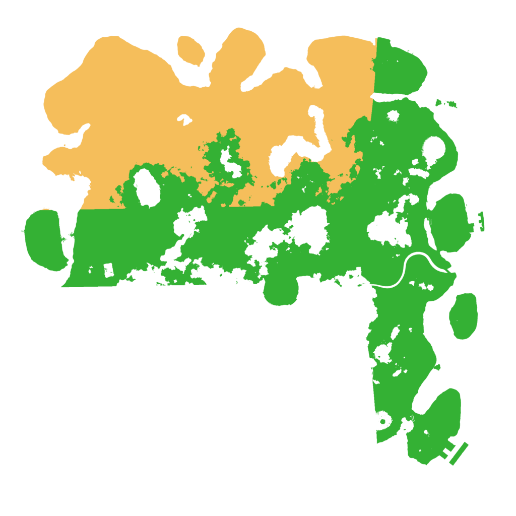 Biome Rust Map: Procedural Map, Size: 4000, Seed: 252128