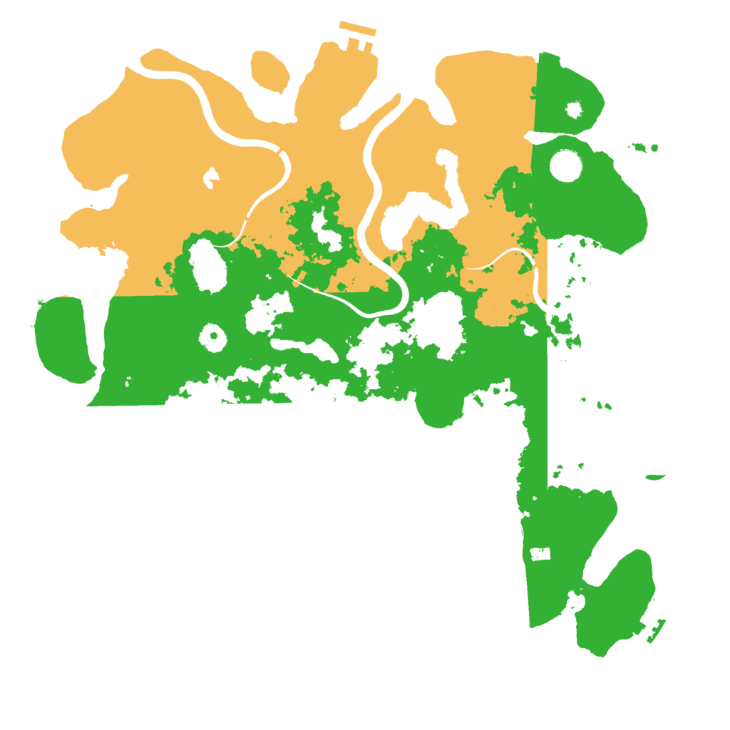 Biome Rust Map: Procedural Map, Size: 4000, Seed: 252128