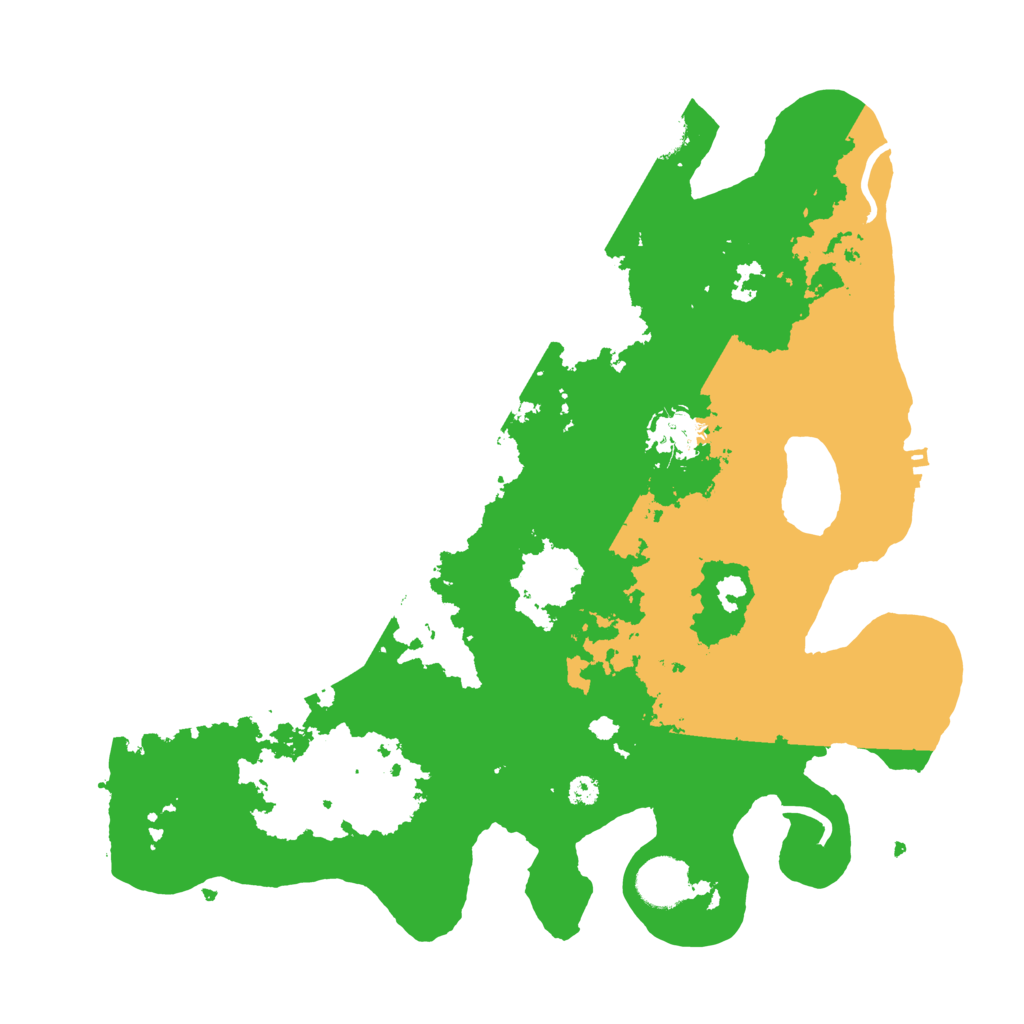 Biome Rust Map: Procedural Map, Size: 3500, Seed: 524797398