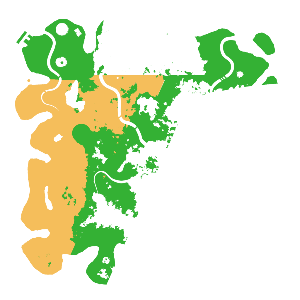 Biome Rust Map: Procedural Map, Size: 4250, Seed: 157325228