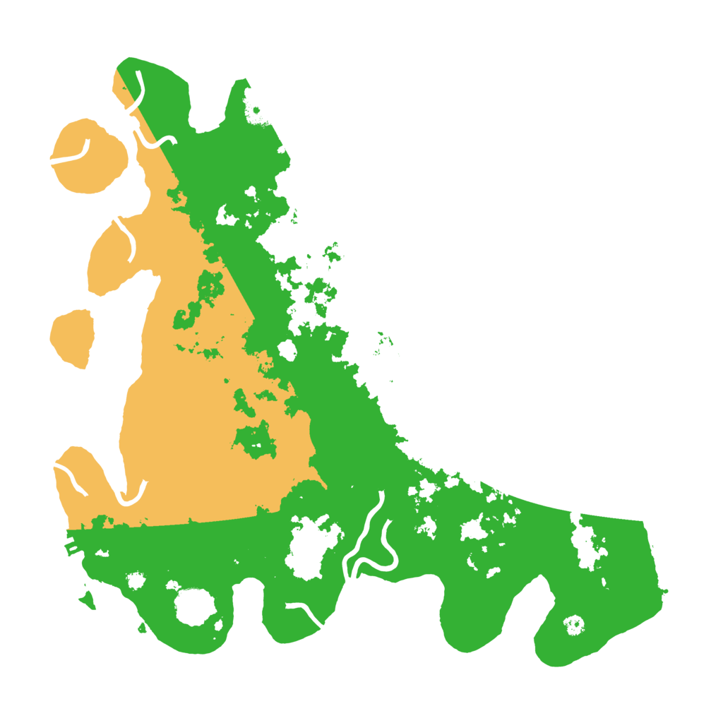 Biome Rust Map: Procedural Map, Size: 3700, Seed: 46539674