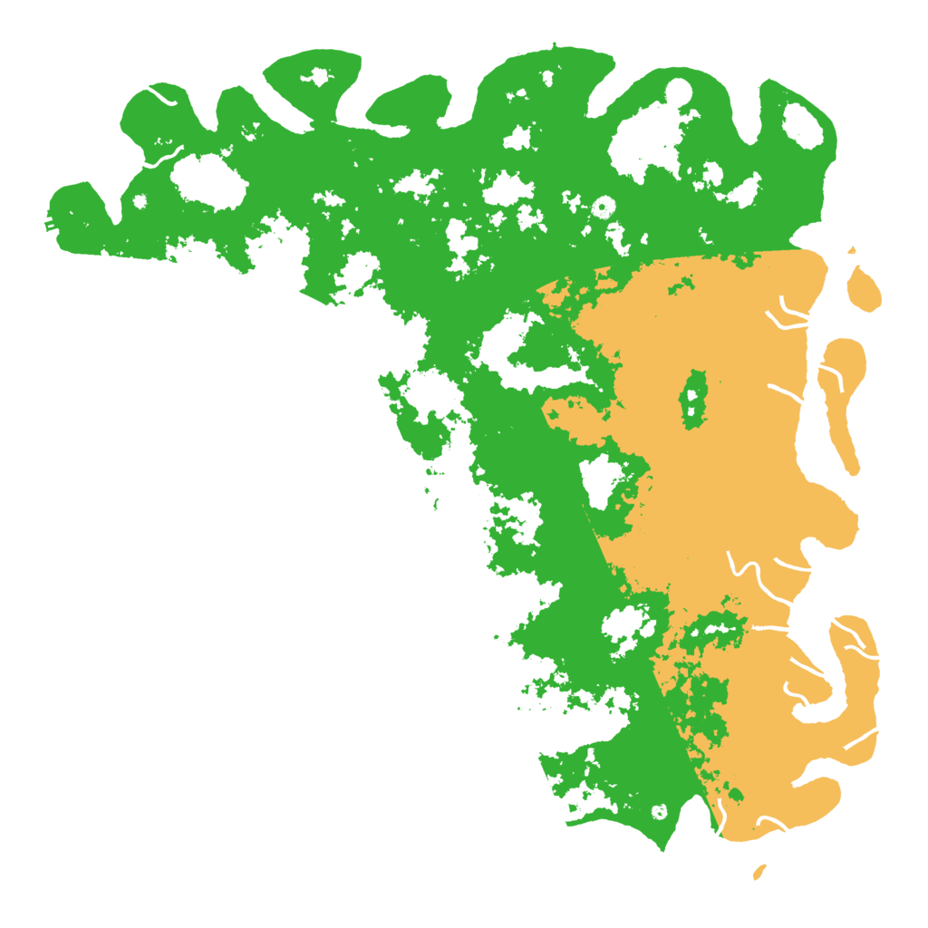 Biome Rust Map: Procedural Map, Size: 6000, Seed: 68960