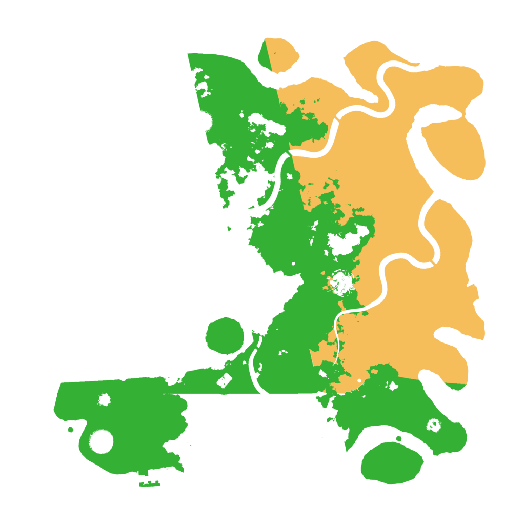 Biome Rust Map: Procedural Map, Size: 3850, Seed: 214121906