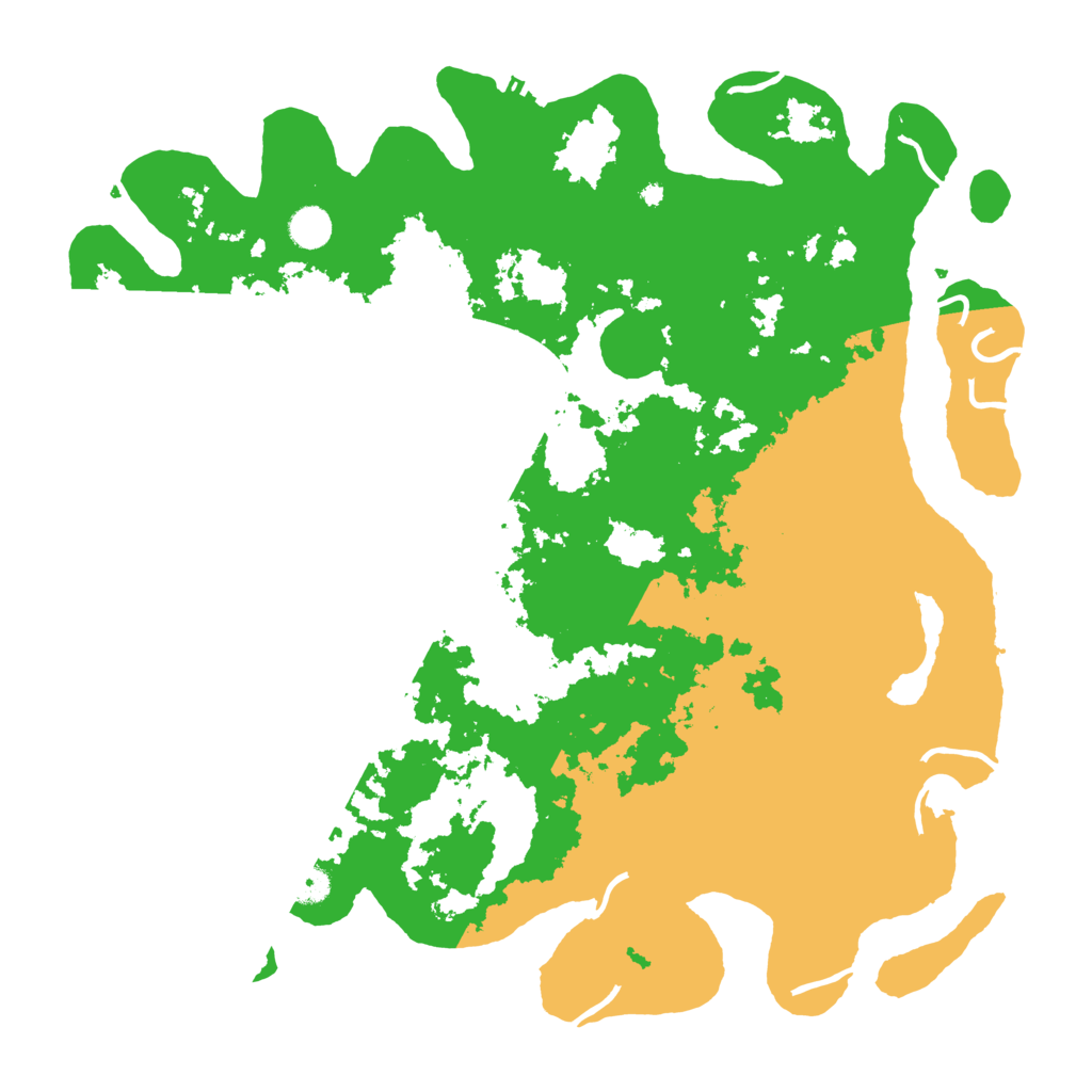 Biome Rust Map: Procedural Map, Size: 4500, Seed: 133155055