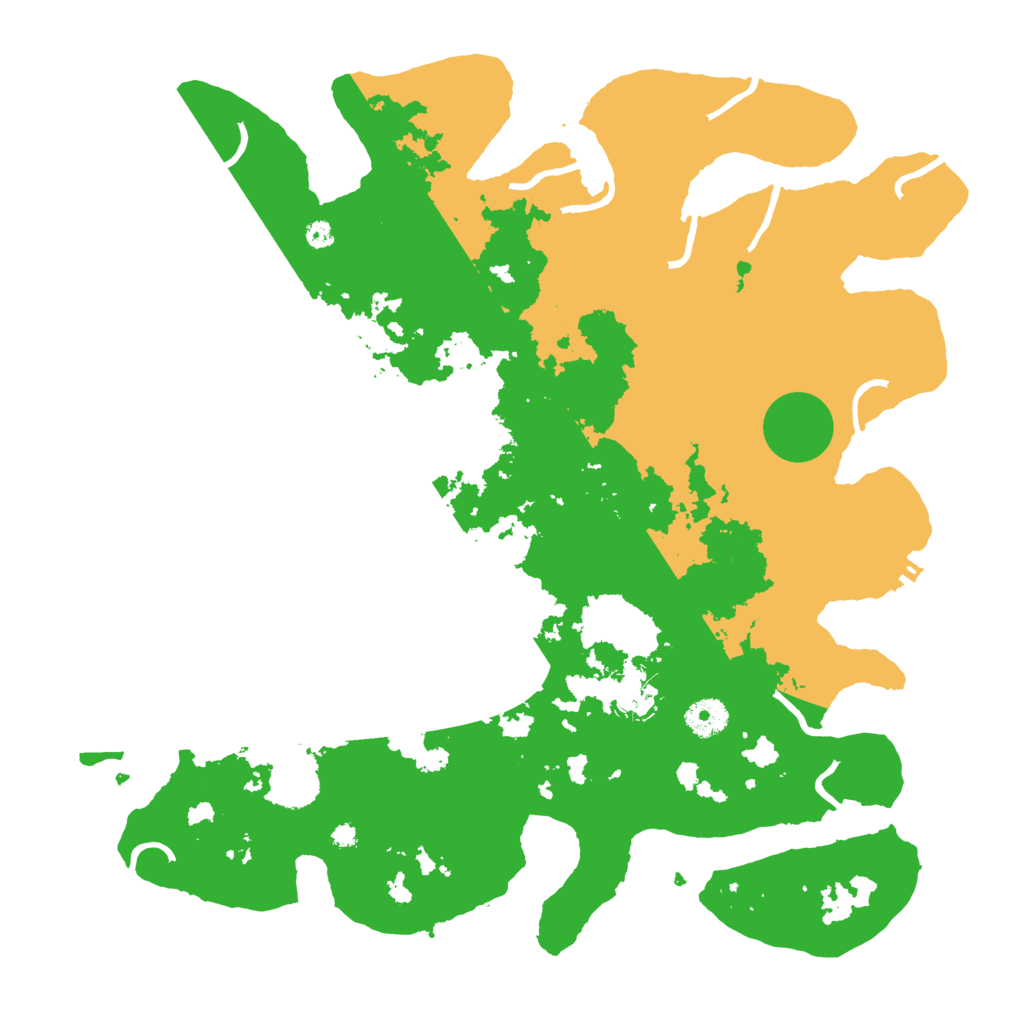 Biome Rust Map: Procedural Map, Size: 3850, Seed: 51243551