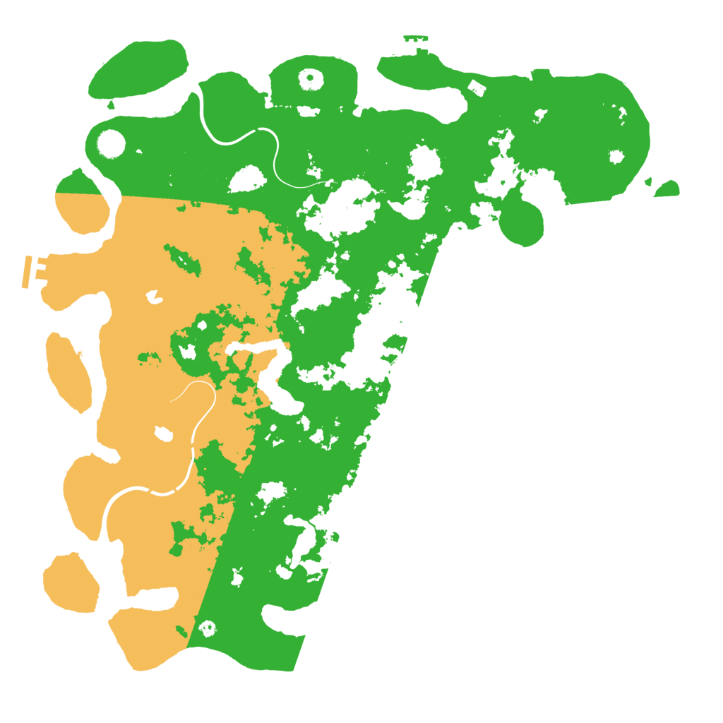 Biome Rust Map: Procedural Map, Size: 4500, Seed: 4206969