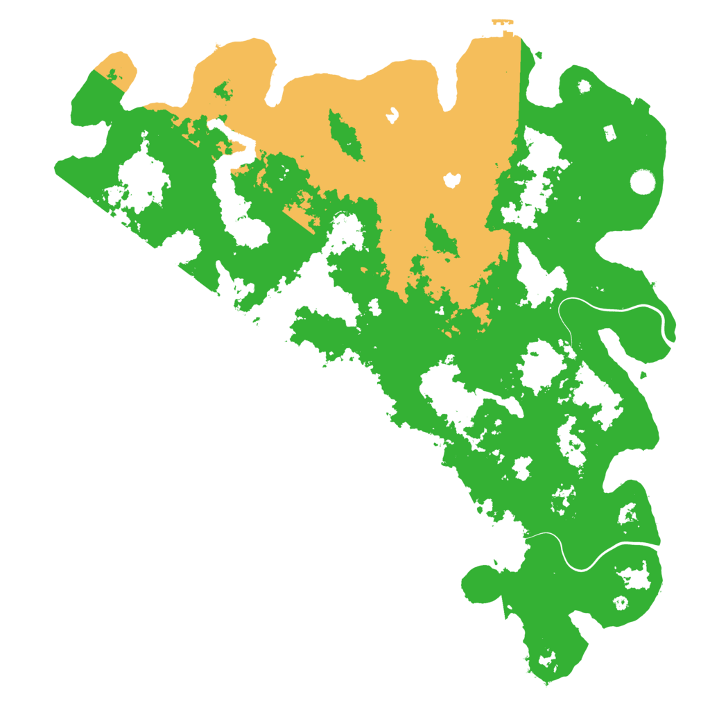 Biome Rust Map: Procedural Map, Size: 5000, Seed: 22659949