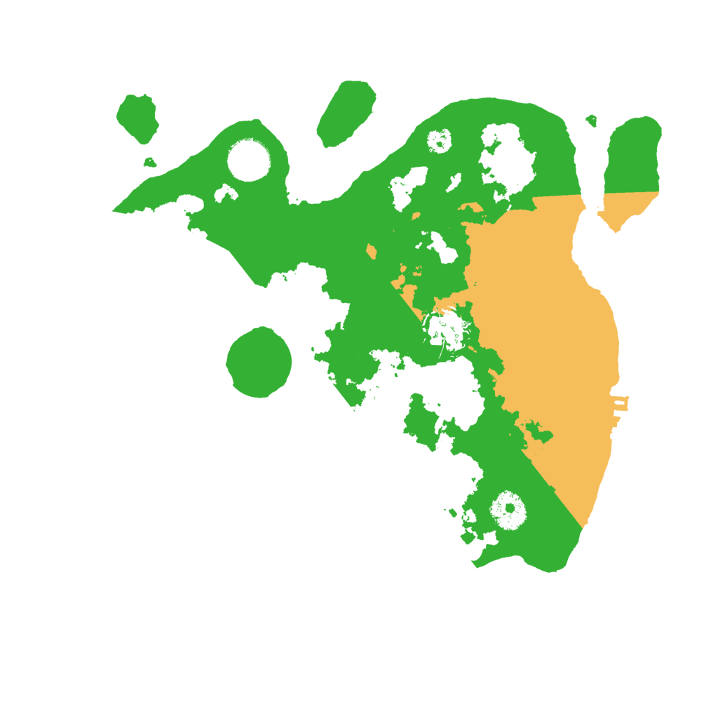 Biome Rust Map: Procedural Map, Size: 3000, Seed: 946546