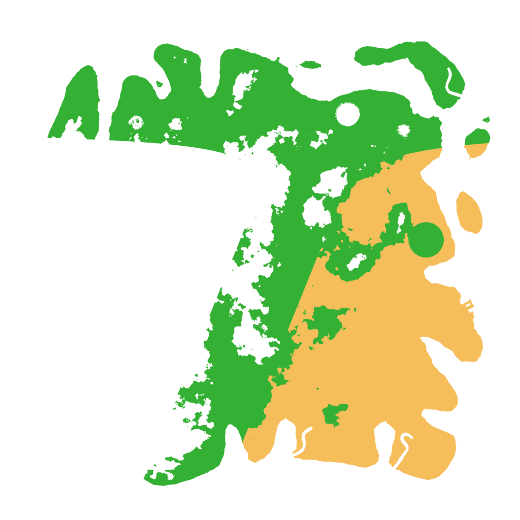 Biome Rust Map: Procedural Map, Size: 3900, Seed: 12345
