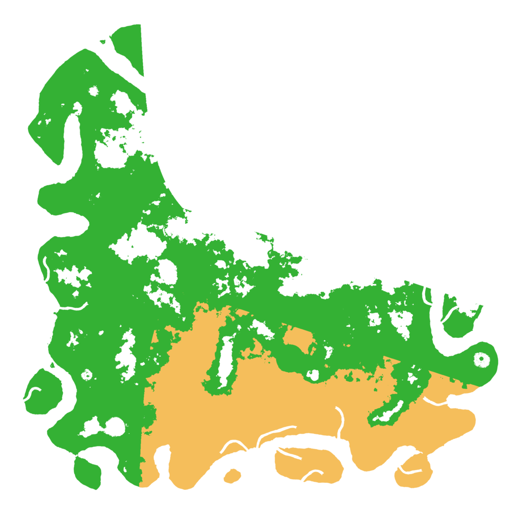 Biome Rust Map: Procedural Map, Size: 5000, Seed: 1243985291