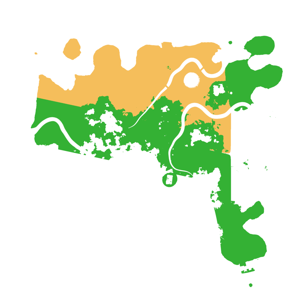 Biome Rust Map: Procedural Map, Size: 3500, Seed: 1634327826