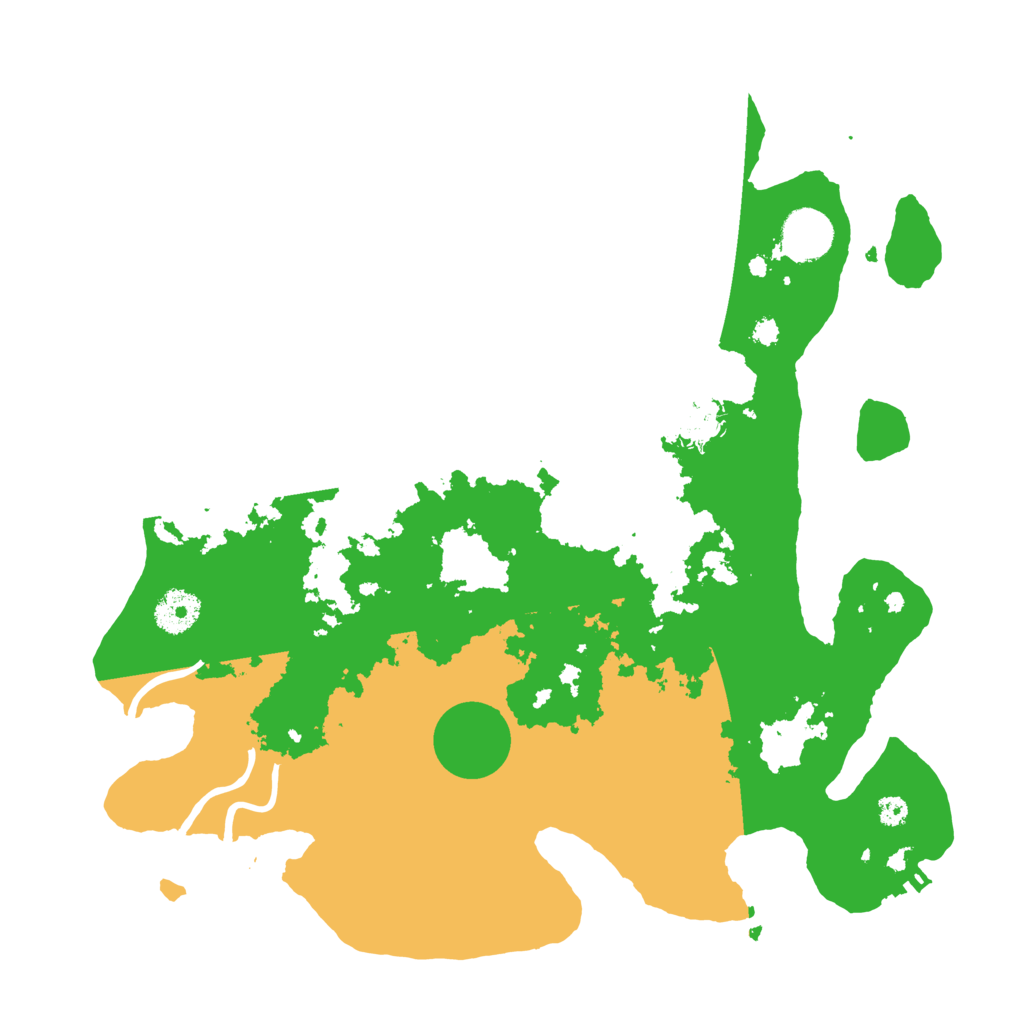 Biome Rust Map: Procedural Map, Size: 3500, Seed: 423355965