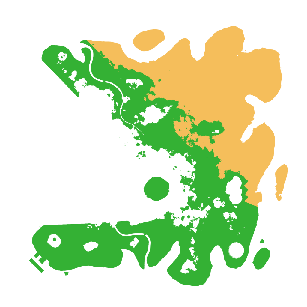 Biome Rust Map: Procedural Map, Size: 3500, Seed: 1844237442