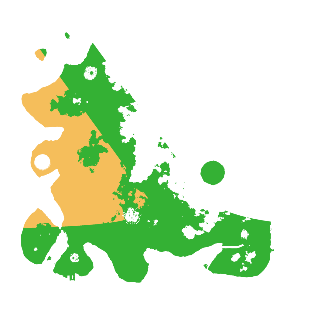 Biome Rust Map: Procedural Map, Size: 3500, Seed: 500416303