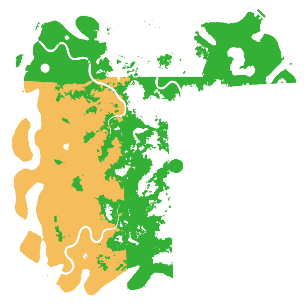 Biome Rust Map: Procedural Map, Size: 6000, Seed: 817493