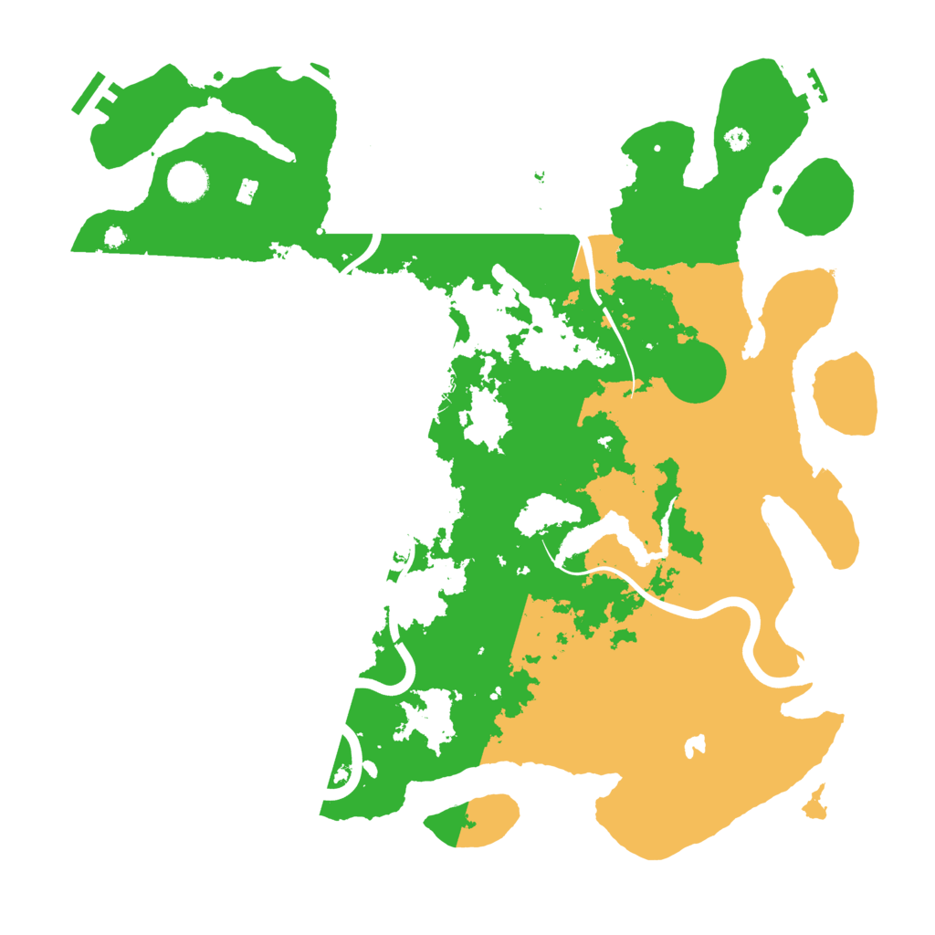Biome Rust Map: Procedural Map, Size: 4000, Seed: 570004729