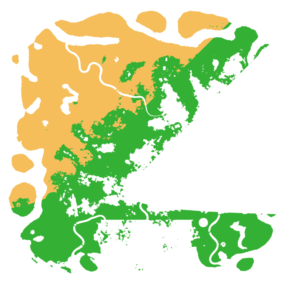 Biome Rust Map: Procedural Map, Size: 6000, Seed: 732877