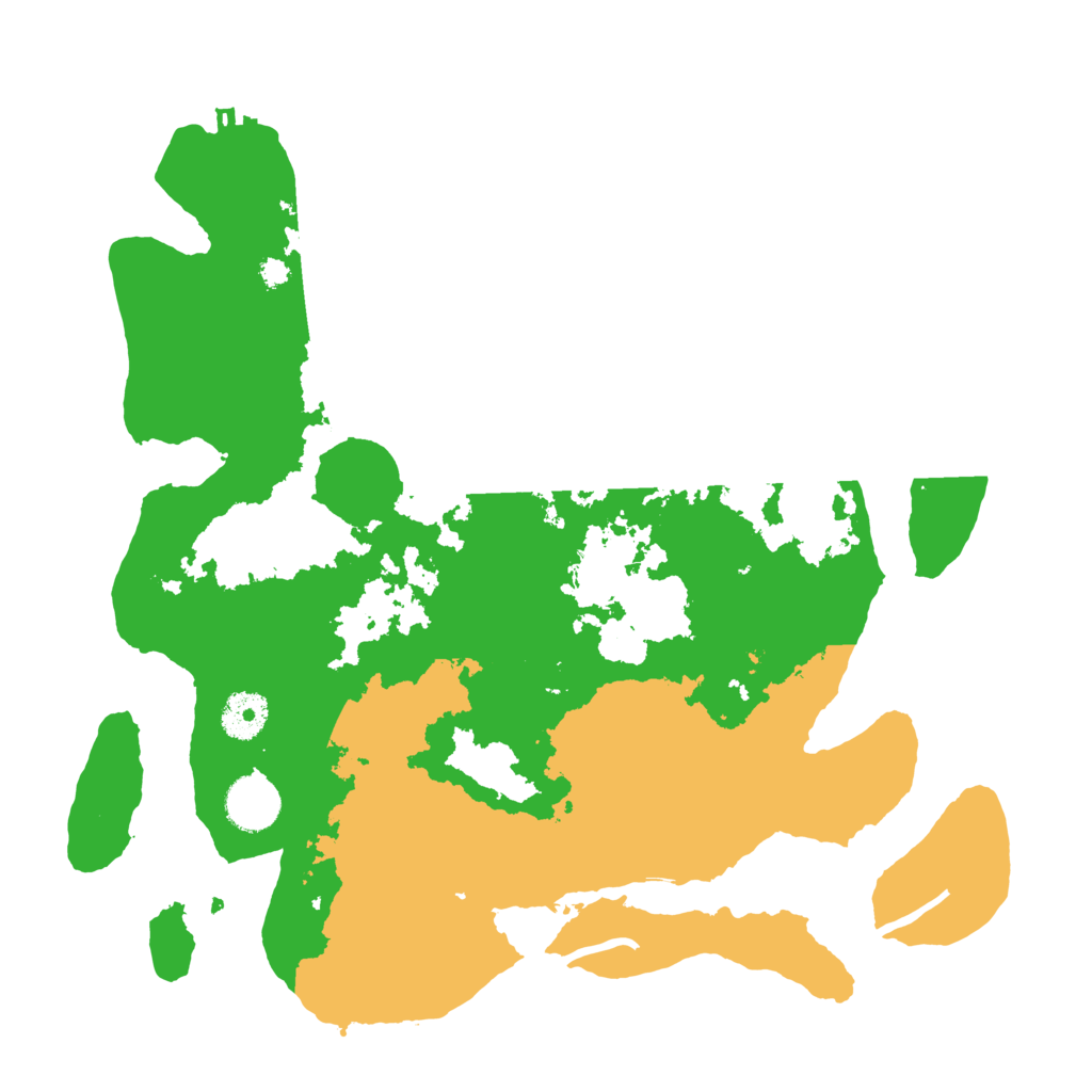 Biome Rust Map: Procedural Map, Size: 3500, Seed: 32431