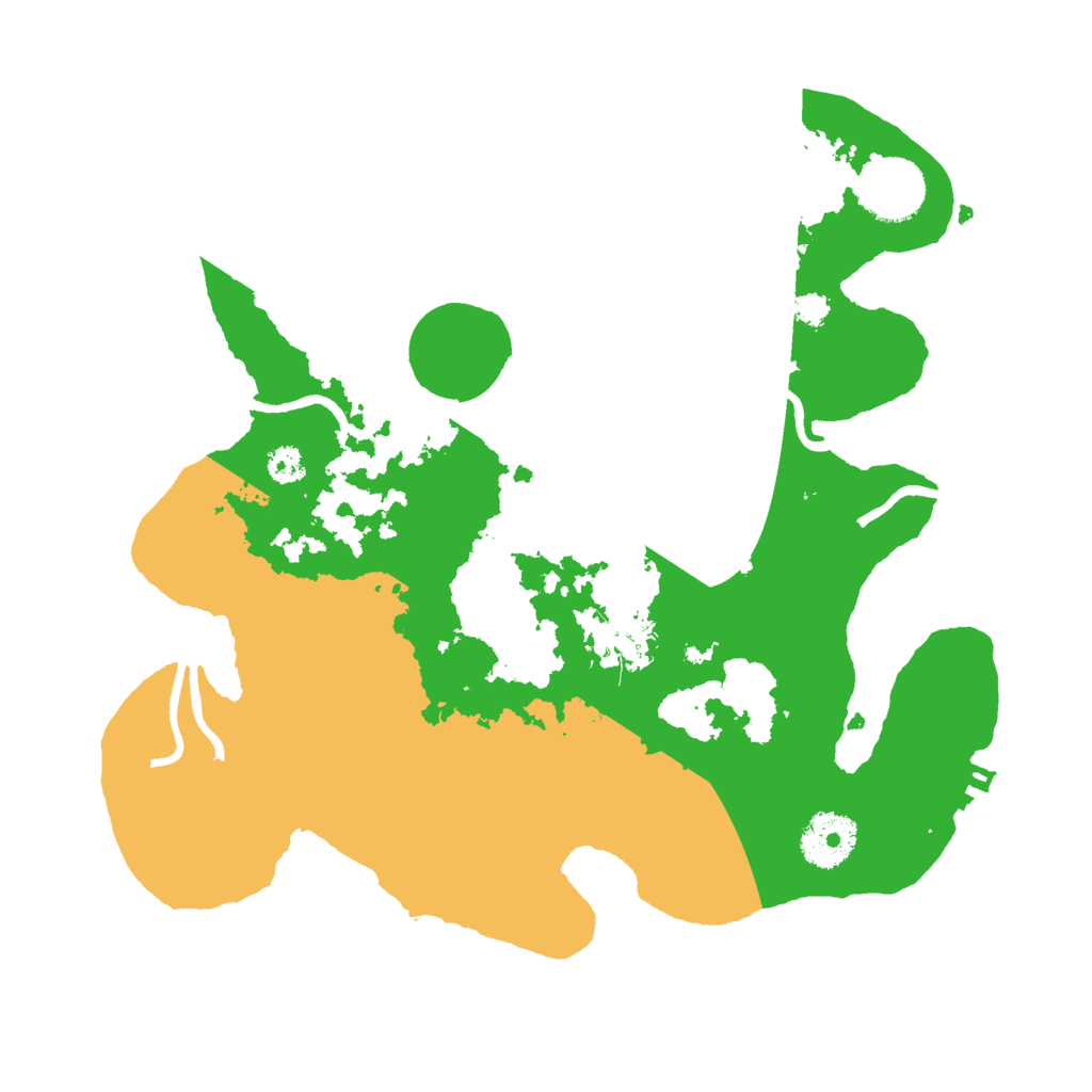 Biome Rust Map: Procedural Map, Size: 3000, Seed: 92028184