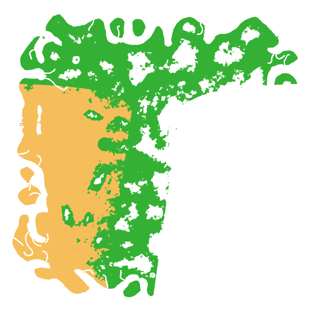 Biome Rust Map: Procedural Map, Size: 6000, Seed: 266359