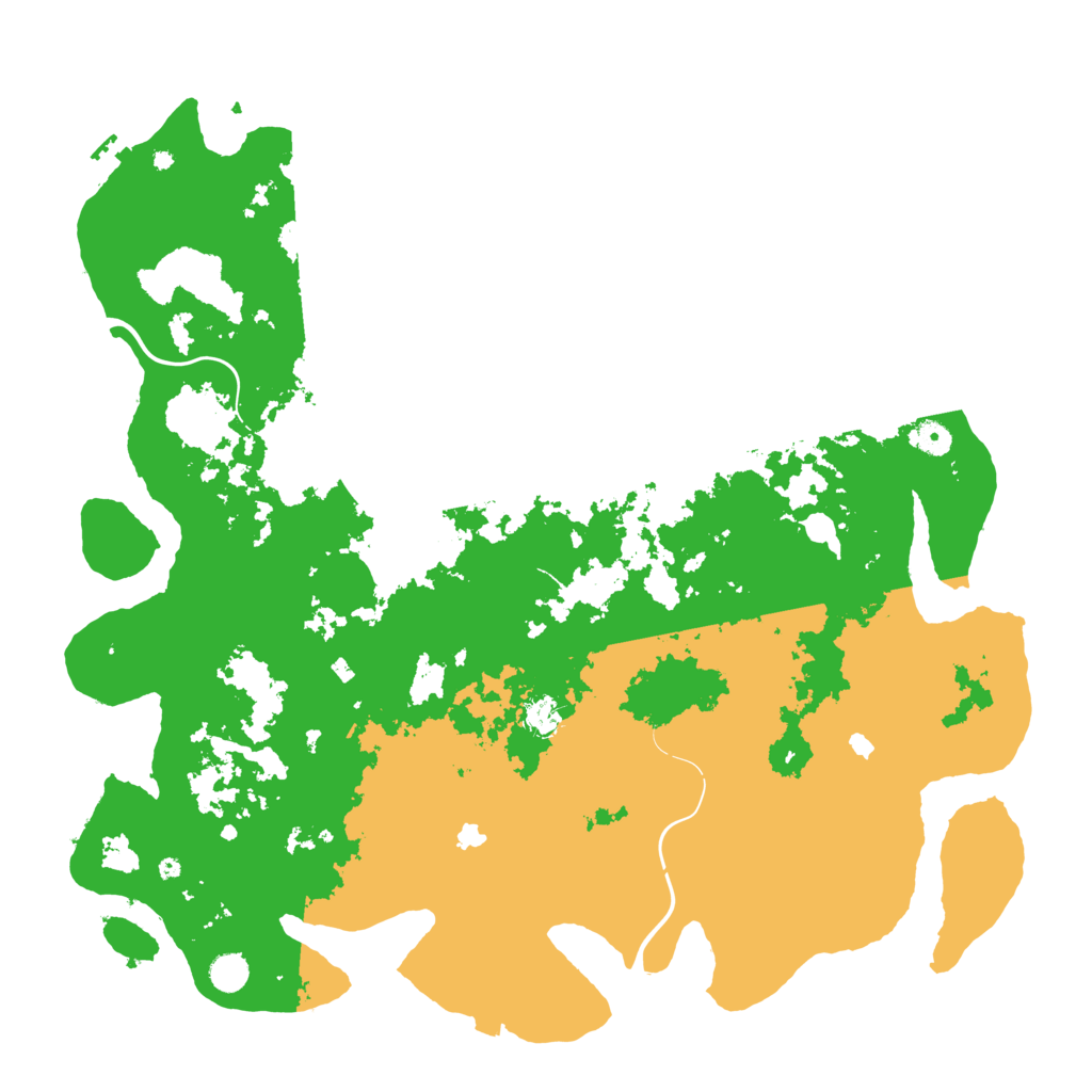 Biome Rust Map: Procedural Map, Size: 5000, Seed: 1486027366