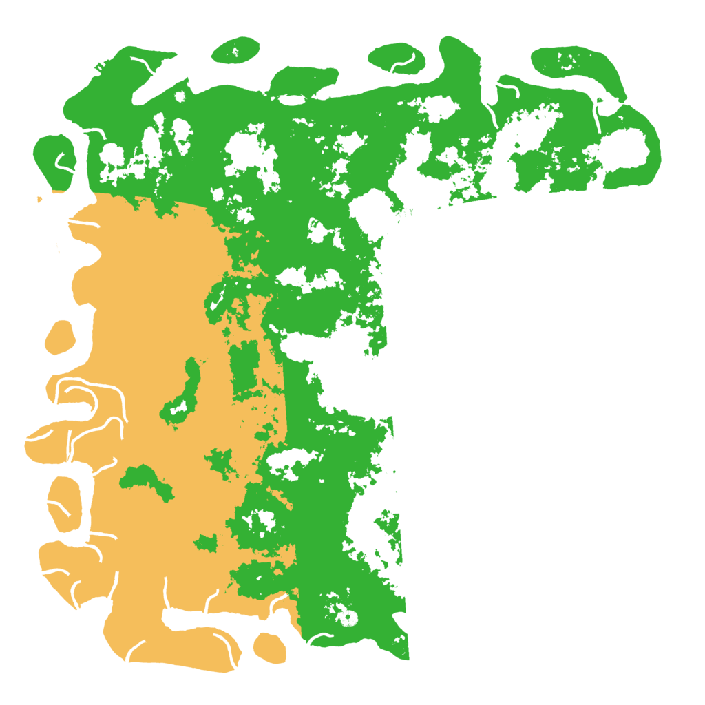 Biome Rust Map: Procedural Map, Size: 6000, Seed: 166874