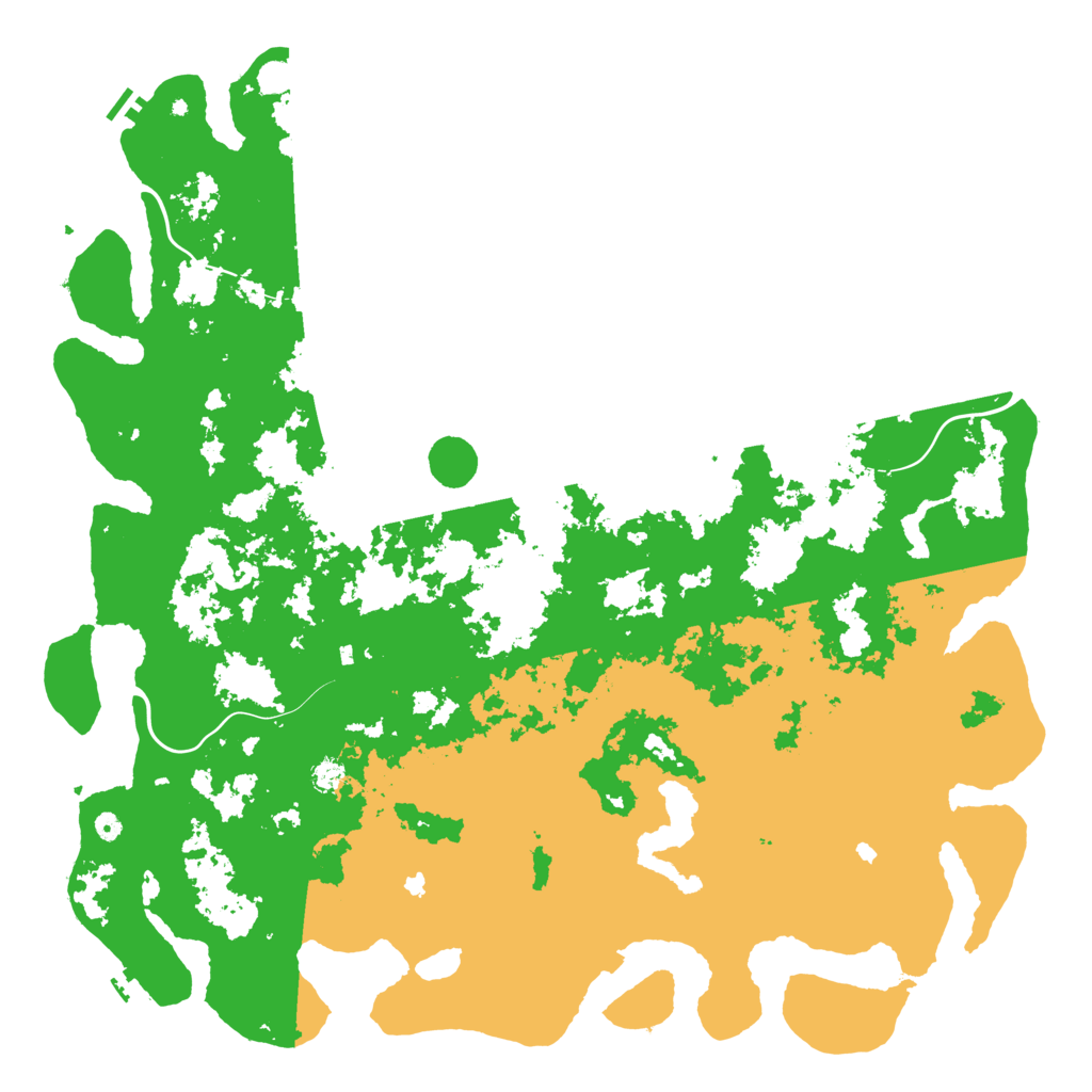 Biome Rust Map: Procedural Map, Size: 6000, Seed: 1914524235