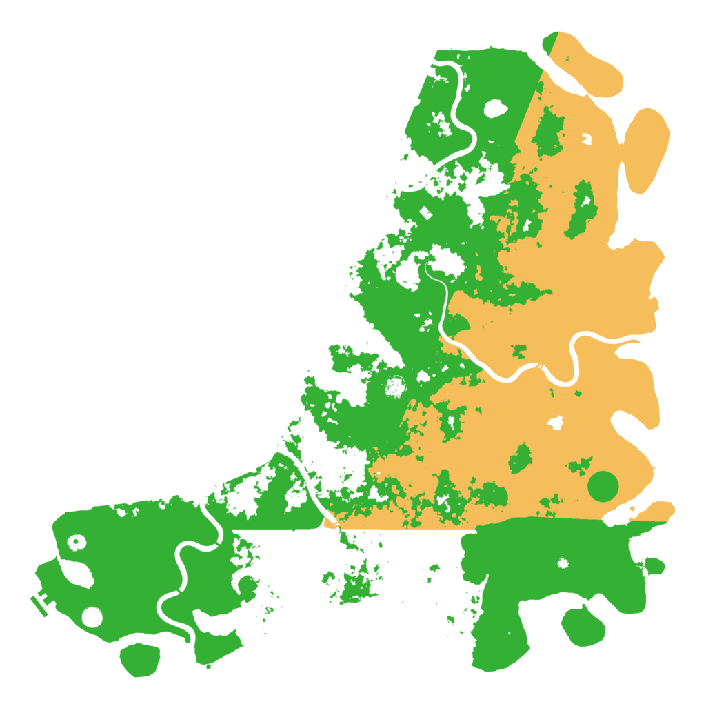 Biome Rust Map: Procedural Map, Size: 6000, Seed: 389702