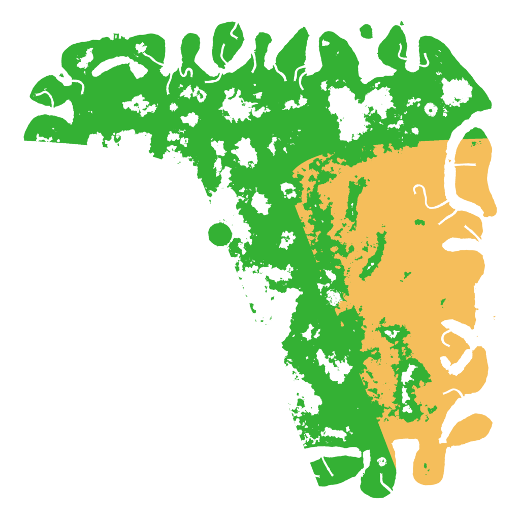 Biome Rust Map: Procedural Map, Size: 6000, Seed: 96548