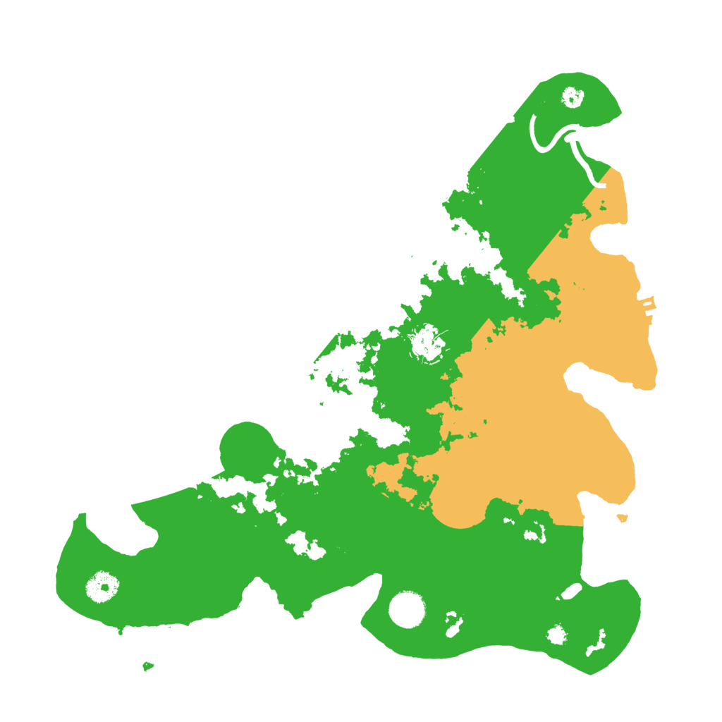 Biome Rust Map: Procedural Map, Size: 3500, Seed: 1760080541