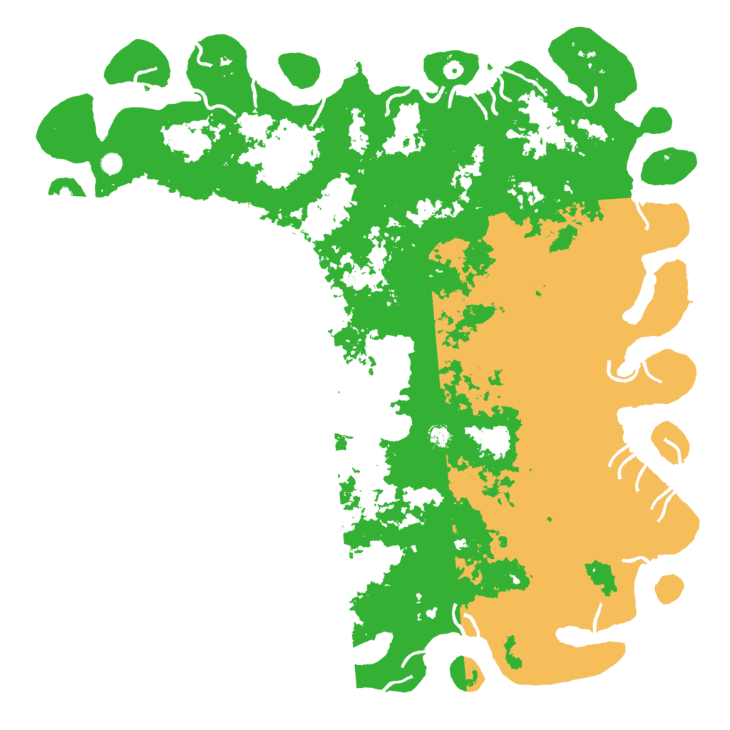 Biome Rust Map: Procedural Map, Size: 6000, Seed: 666326