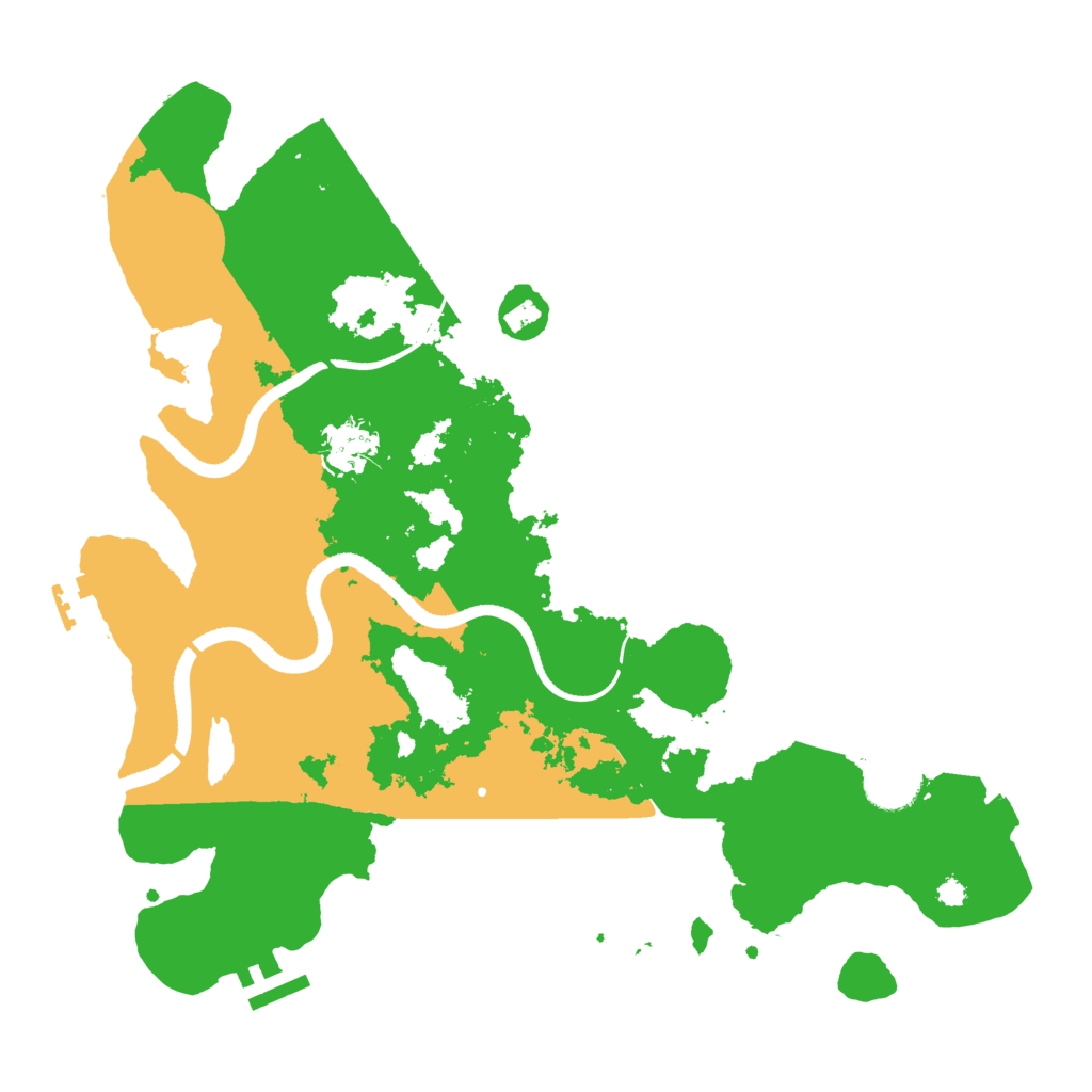 Biome Rust Map: Procedural Map, Size: 3500, Seed: 1697342315