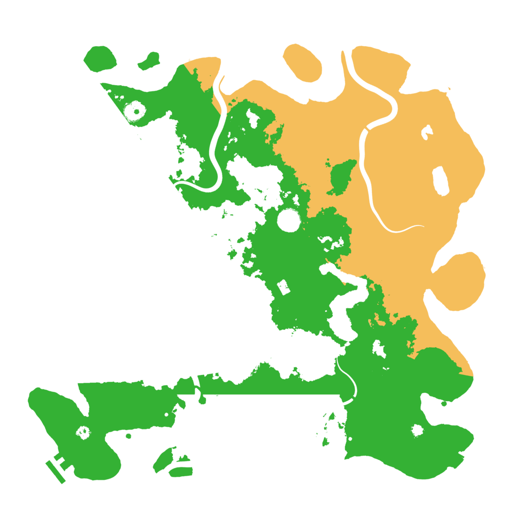 Biome Rust Map: Procedural Map, Size: 4000, Seed: 310210