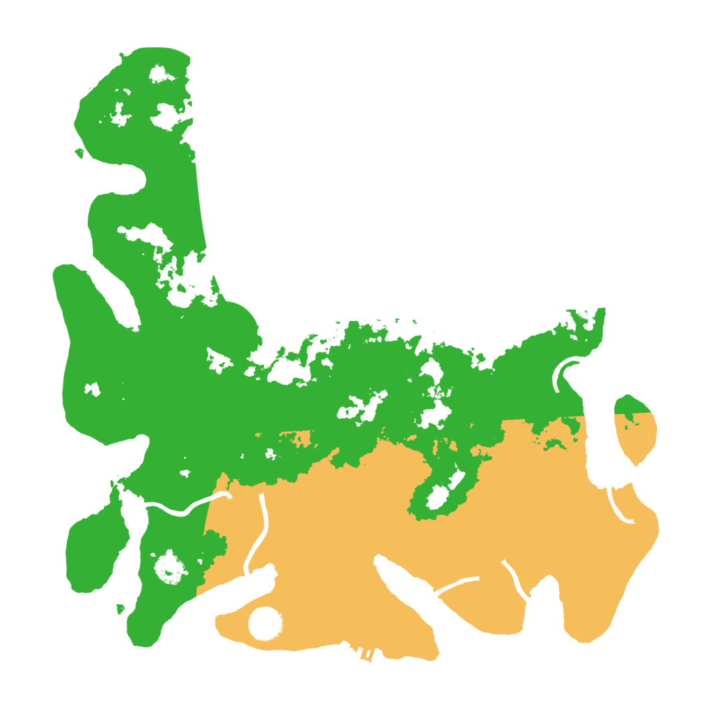 Biome Rust Map: Procedural Map, Size: 3700, Seed: 97455968