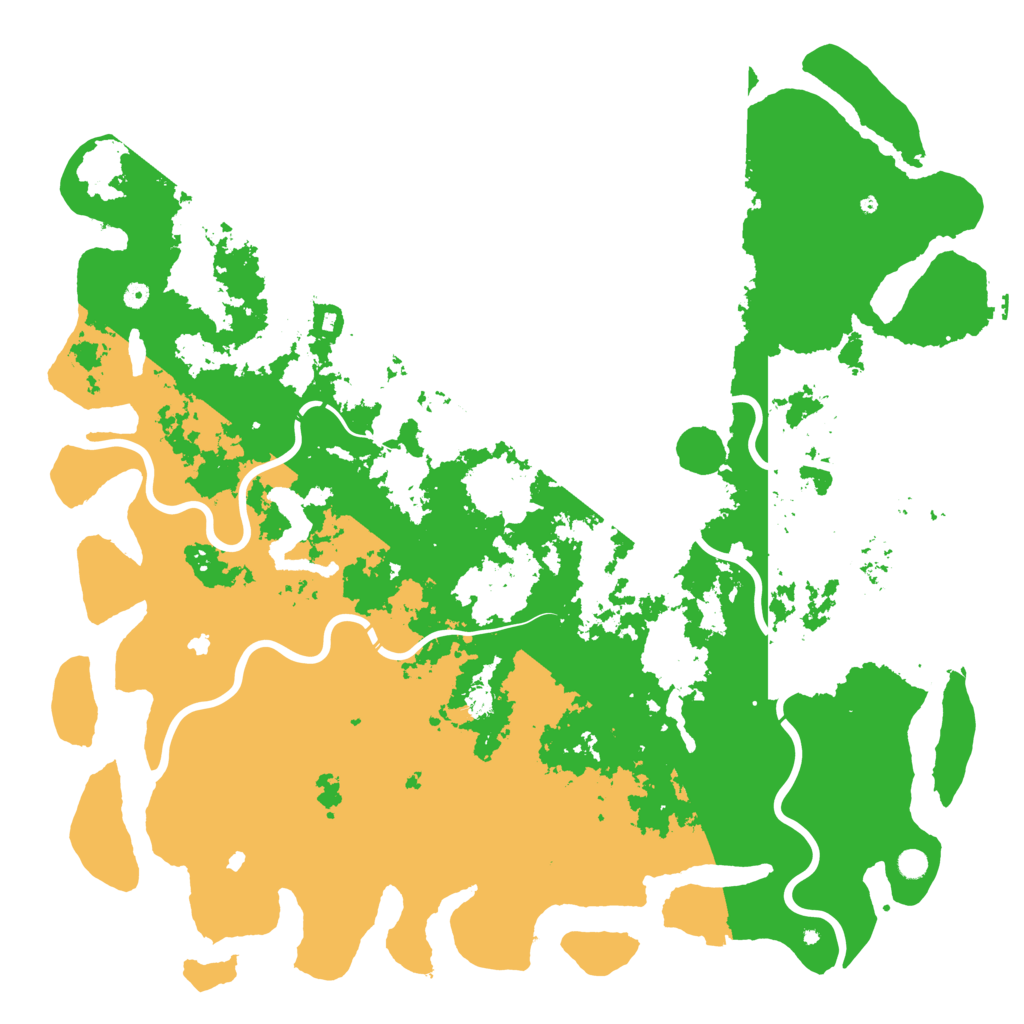 Biome Rust Map: Procedural Map, Size: 6000, Seed: 1354674