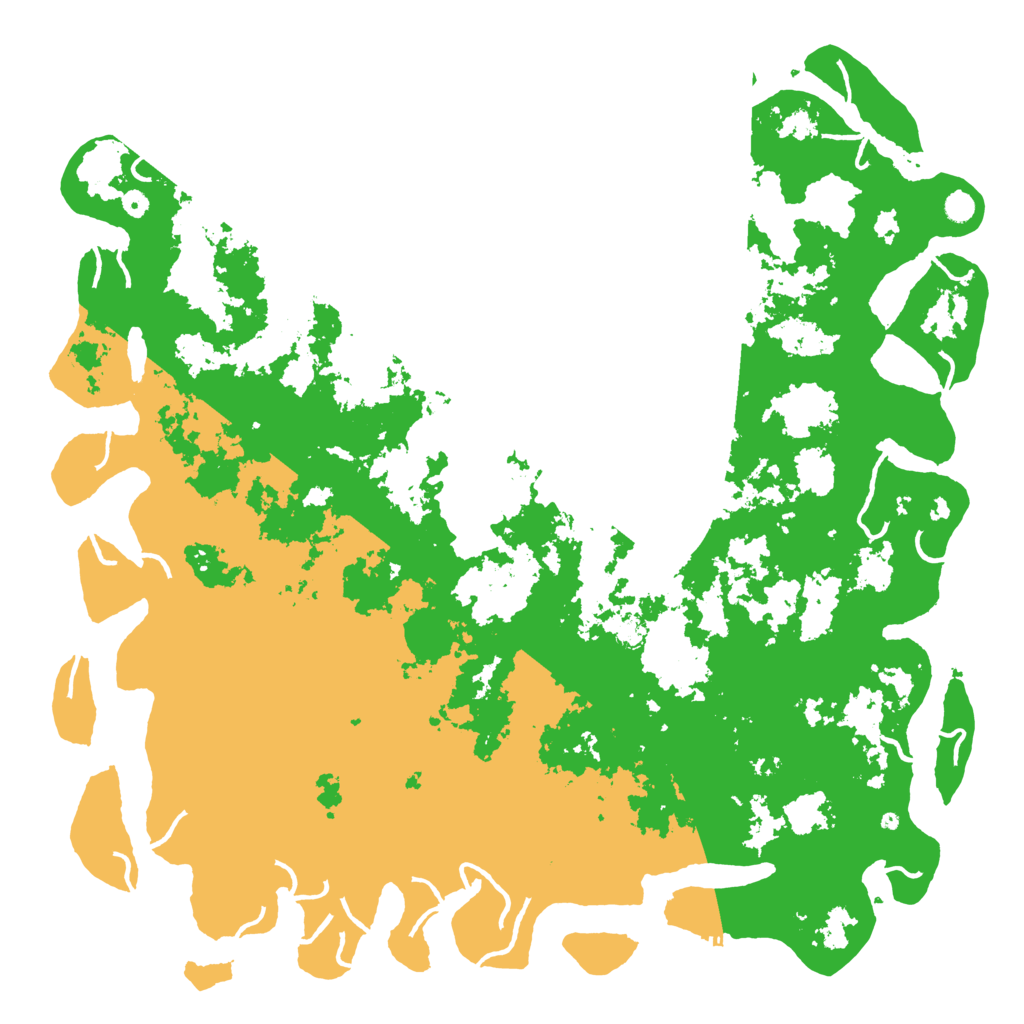 Biome Rust Map: Procedural Map, Size: 6000, Seed: 1354674