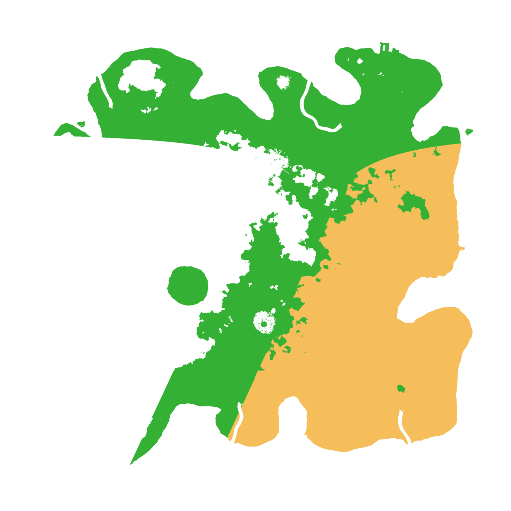 Biome Rust Map: Procedural Map, Size: 3500, Seed: 311595749