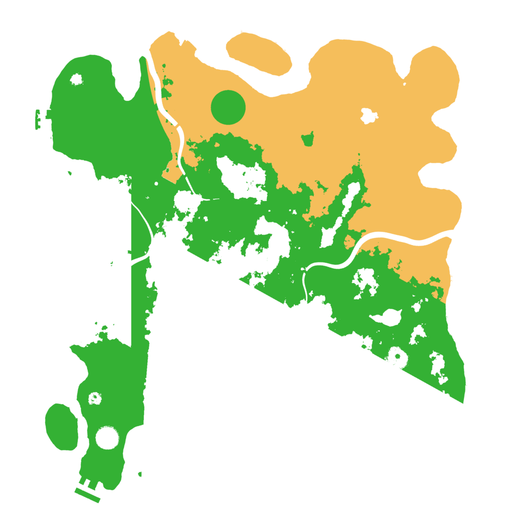 Biome Rust Map: Procedural Map, Size: 4000, Seed: 1232